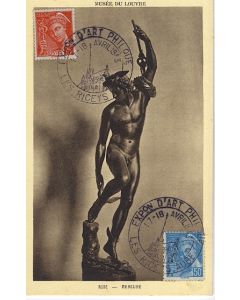 Carte-maximum France n° 408 et 538 Mercure 
