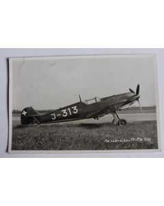 Carte postale ancienne Avion Messerschmitt Me 109 Suisse