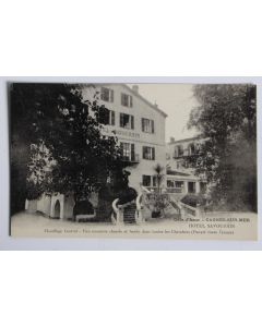 Carte postale ancienne Cagnes-sur-Mer Hôtel Savournin