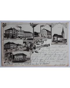 Carte postale ancienne Gruss aus Wigoltingen Suisse