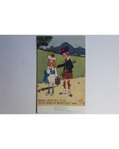 Carte postale ancienne illustrée HAMISH Raphael Tuck Oilette