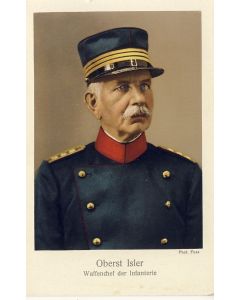 Carte Postale ancienne Oberst ISLER Waffenchef der Infanterie