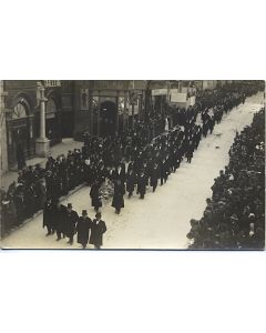Carte postale Hérault 34 Montpellier Défilé funéraire rue de la Loge (1)