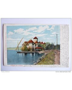 Carte Postale Suisse Vaud Veytaux Chateau de Chillon