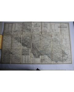 Carte Silésie Karte der Provinz Schlesien F. Handtke 1860