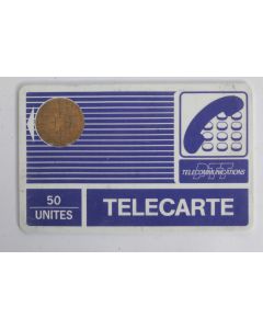 Carte téléphonique à puce France Pyjama BUL1 50 unités