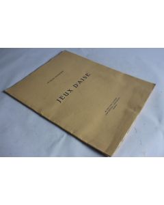 Charles d'Eternod envoi dédicace Jeux d'aise 1952