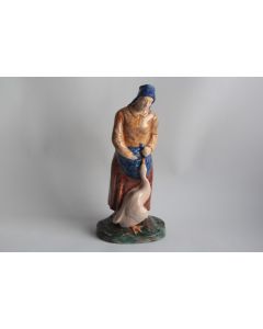 Charles VIRION Femme à l'Oie céramique