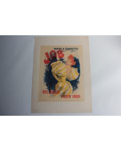 CHERET Jules Lithographie Papier à cigarettes JOB 1889 Art Nouveau