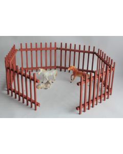 Chevaux Zoo Elastolin Hausser composition Jouet