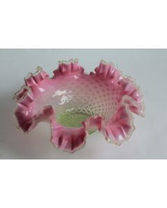 Coupe verre opalescent Urane Thomas Webb