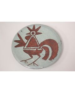 Coupelle céramique émaillée Coq Pablo Sanguino Toledo Espagne