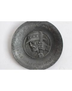 Coupelle Noël du Soldat 1942 signé HUGUENIN