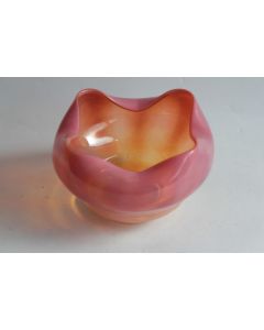 Coupelle verre opalescent rose
