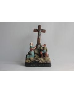 Couple croyant terre cuite l'Isle Adam n°452 Boulogne sur mer
