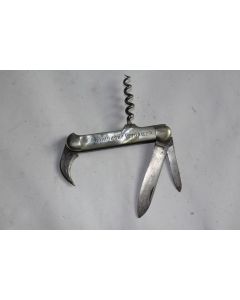 Couteau publicitaire nacre Champagne et vins fins CREPAUX