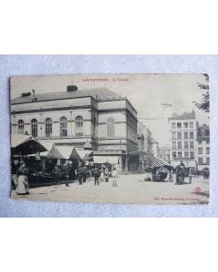 CP 42 Loire Saint Etienne Le Théâtre animé