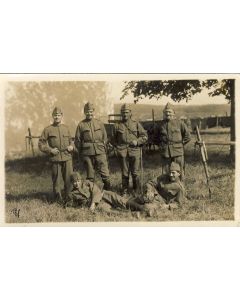 CP Photo Militaria Soldats Régiment Suisse Bülach Canton de Zurich