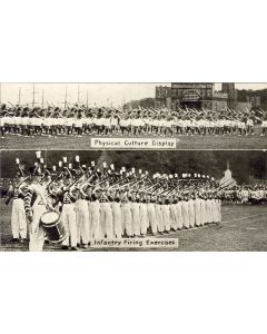 CP Royaume-Uni Angleterre England Aldershot tattoo series Physical culture display Infantry firing Exercises