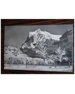 CP Suisse Berne Grindelwald mit Wetterhorn Montagne