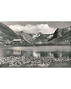 CP Suisse Grisons Ospiz Flüela mit Schottensee Vieille maison ferme Hôtel Lac