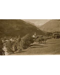 CP Suisse Valais Furkabahn FIESCH Petit village