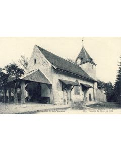 CP Suisse Vaud Église Vaudoise ancienne Ve siècle Temple de Giez en 1905