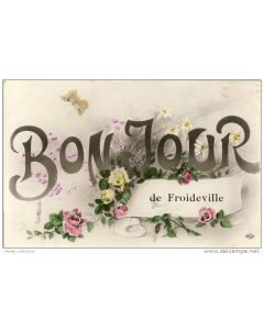 CP Suisse Vaud Froideville Un Bonjour de Froideville Fleurs