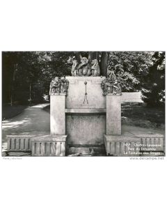 CP Suisse Vaud Ouchy-Lausanne Parc Denantou Fontaine des singes