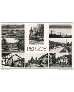 CP Suisse Vaud Perroy Diverses vues du petit village