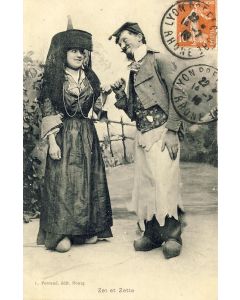 CPA 01 AIN - Bressans et Bressanes Zet et Zette 1910