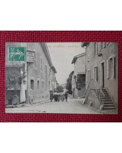 CPA 01 AIN Ceyzériat Grande Rue Poste Costume