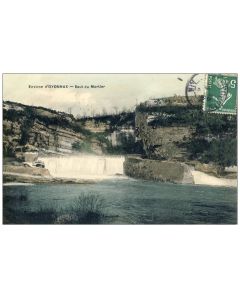 CPA 01 AIN Oyonnax environs Saut du Mortier Rivière