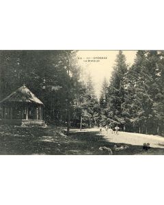 CPA 01 AIN - OYONNAX La Bretouze animé Kiosque