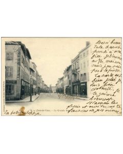 CPA 01 Ain Pont de Vaux - La grande rue