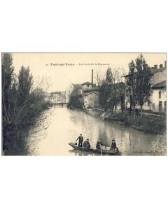 CPA 01 AIN PONT DE VAUX Les bords Reyssouze