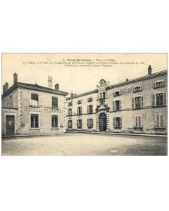 CPA 01 AIN PONT DE VAUX Poste et Collège