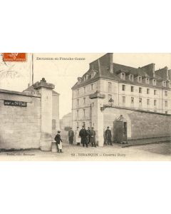 CPA 25 DOUBS Besançon Excursion en Franche Comté Caserne Ruty