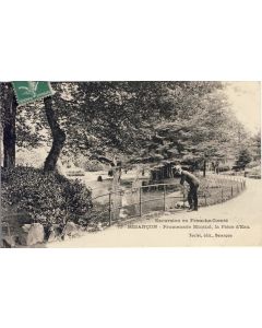 CPA 25 DOUBS Besançon Excursion en Franche Comté Promenade Micaud Pièce d'eau