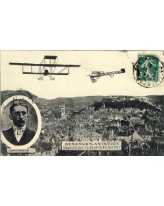 CPA 25 DOUBS BESANCON - Meeting Aviateur aviation