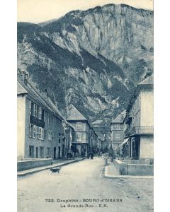 CPA 38 ISERE BOURG D'OISANS La Grande rue