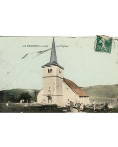 CPA 39 JURA LA RIXOUSE L'église 1910