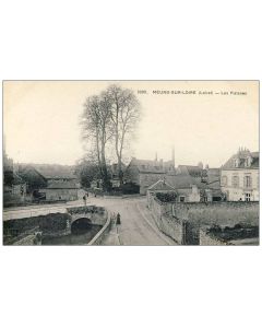 CPA 45 Loiret Meung sur Loire Les Platanes