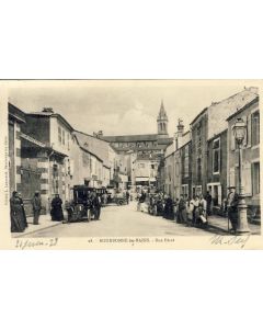 CPA 52 HAUTE MARNE BOURBONNE LES BAINS Rue Férat