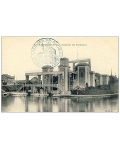 CPA 62 PAS DE CALAIS Arques Ascenseur des Fontinettes 1918 + Tampon Service de santé