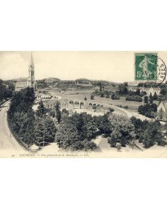 CPA 65 HAUTES PYRENEES LOURDES Vue de la Basilique LL