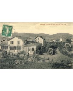 CPA 69 Rhône Izeron Hôtel Bourget beau site