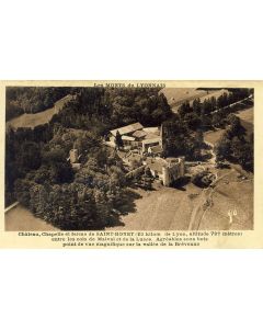 CPA 69 RHONE LYON Les monts du Lyonnais Château Chapelle Ferme de Saint-Bonet Vallée de la Brévenne