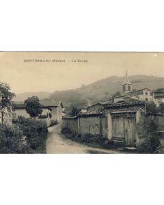 CPA 69 Rhône Montromand Le Bourg Petit village