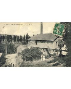 CPA 69 Rhône Saint Alban du Rhône Le Moulin 1916